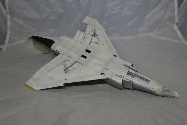 Montage pas à pas du F-4B Phantom II d'eduard au 1/48. F-4B Phantom II,Eduard 1/48, La réalisation de la décoration.