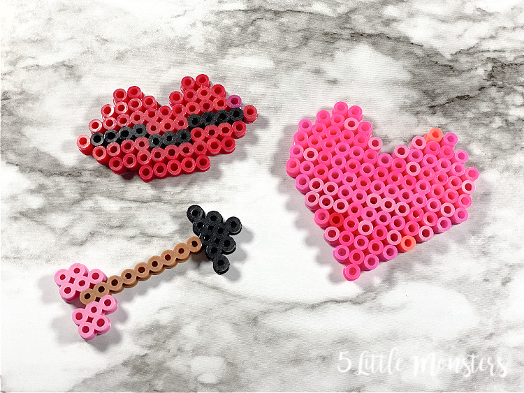 Perler Beads Sweet Heart Fused Bead Stixels Kit