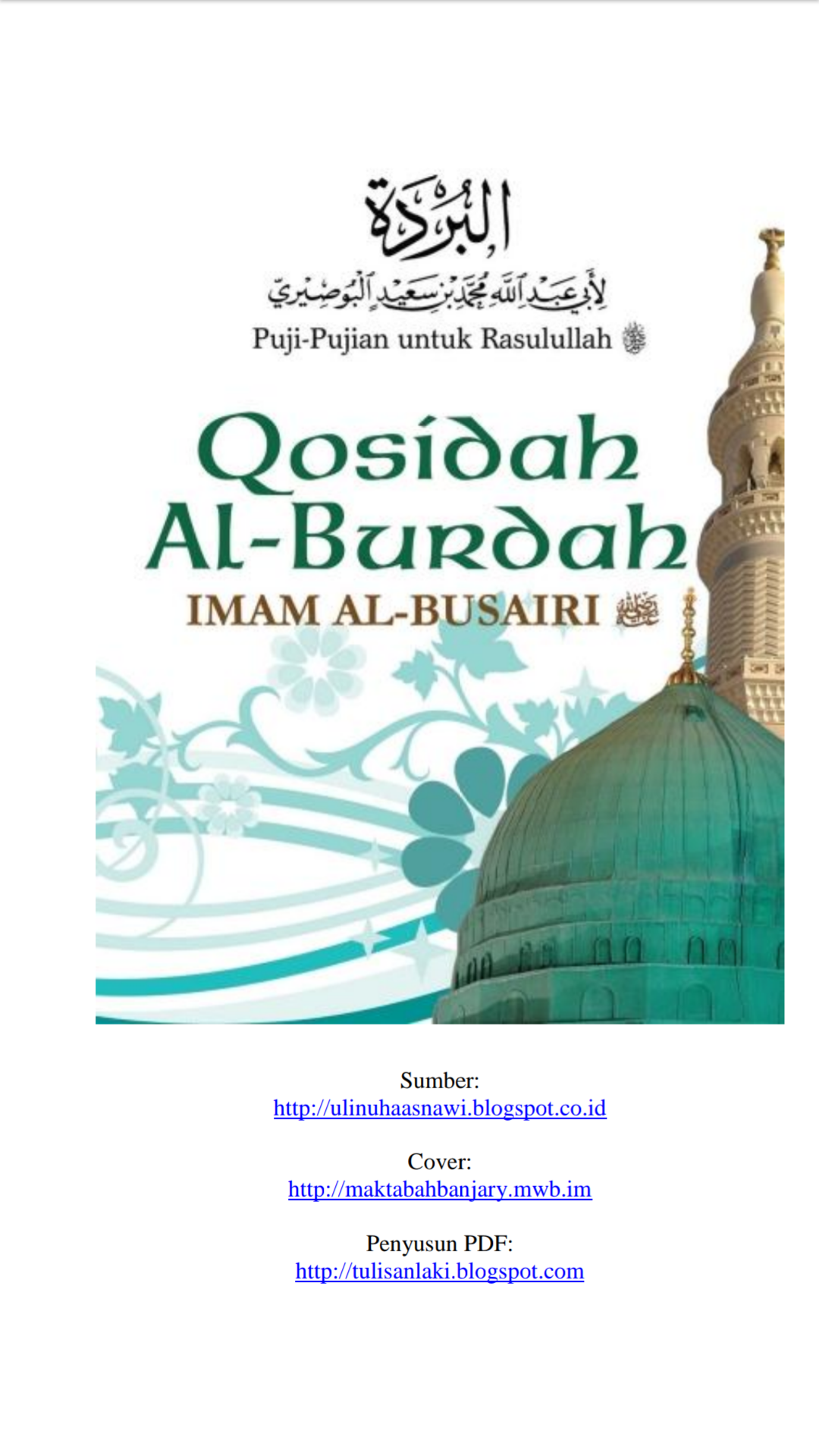 Download Terjemah Qosidah Burdah & Makna Pesantren Pdf Download Terjemah Qosidah Burdah & Makna Pesantren Pdf