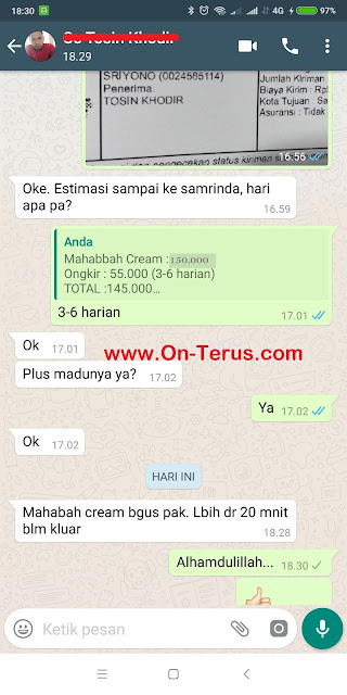 Testimoni Pengguna Mahabbah Cream Terbaru Update 2020 Obat Kuat Oles Tahan Lama