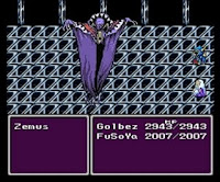 Final Fantasy IV - Final boss Zemus