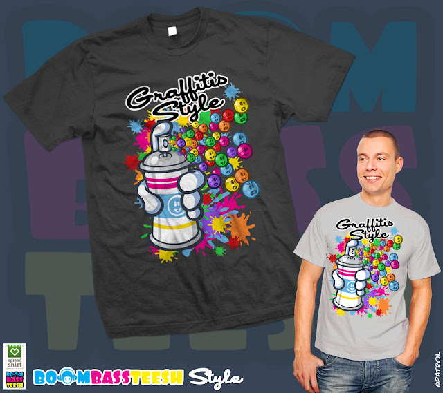Patrol designs: T-shirt Graffitis cartoon