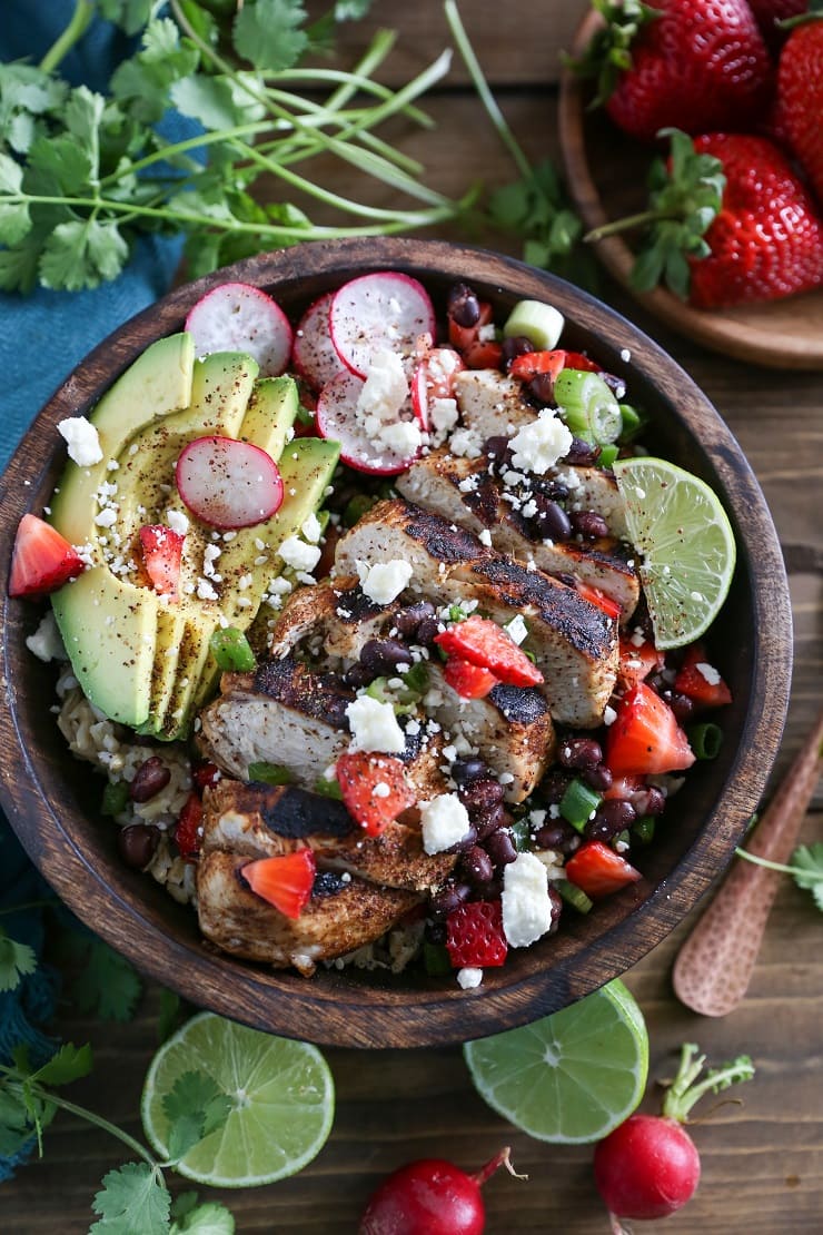 BALSAMIC GRILLED CHICKEN WITH STRAWBERRY BLACK BEAN SALSA Food Wishes