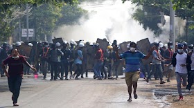 Korban Jiwa Terus Berjatuhan, 5 Demonstran Myanmar Tewas Ditembak