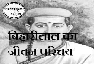 कवि बिहारीलाल का जीवन परिचय | Biharilal biography in Hindi