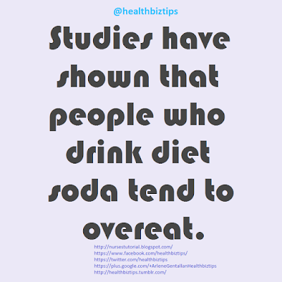Studies have shown that people who drink diet soda tend to overeat.