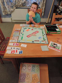 game of monopoly in progress