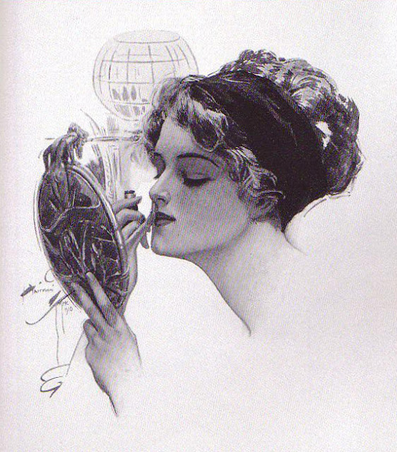 Vintage 1920's Italian Silver & Malachite Lipstick Case With Mirror  Giuseppe Vilvaldi Lipstick Holder View Cosmetic Flappers Art Deco