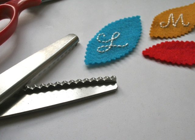 Scallop shaped pinking shears - Felt Paper Scissors shop