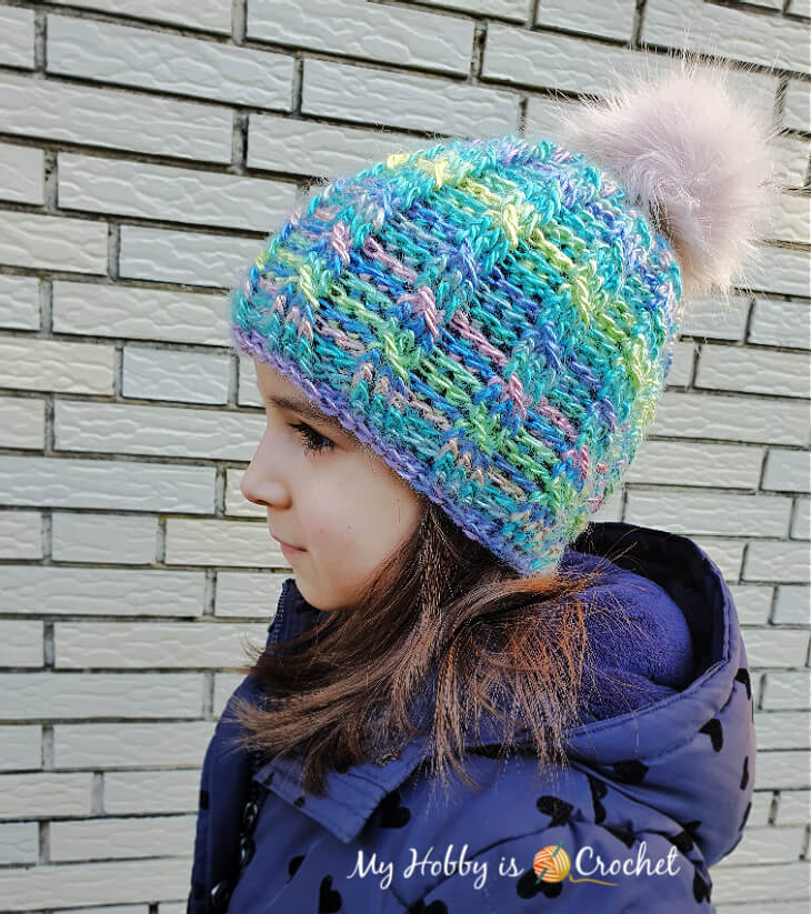 Child's Self-Striping Hat