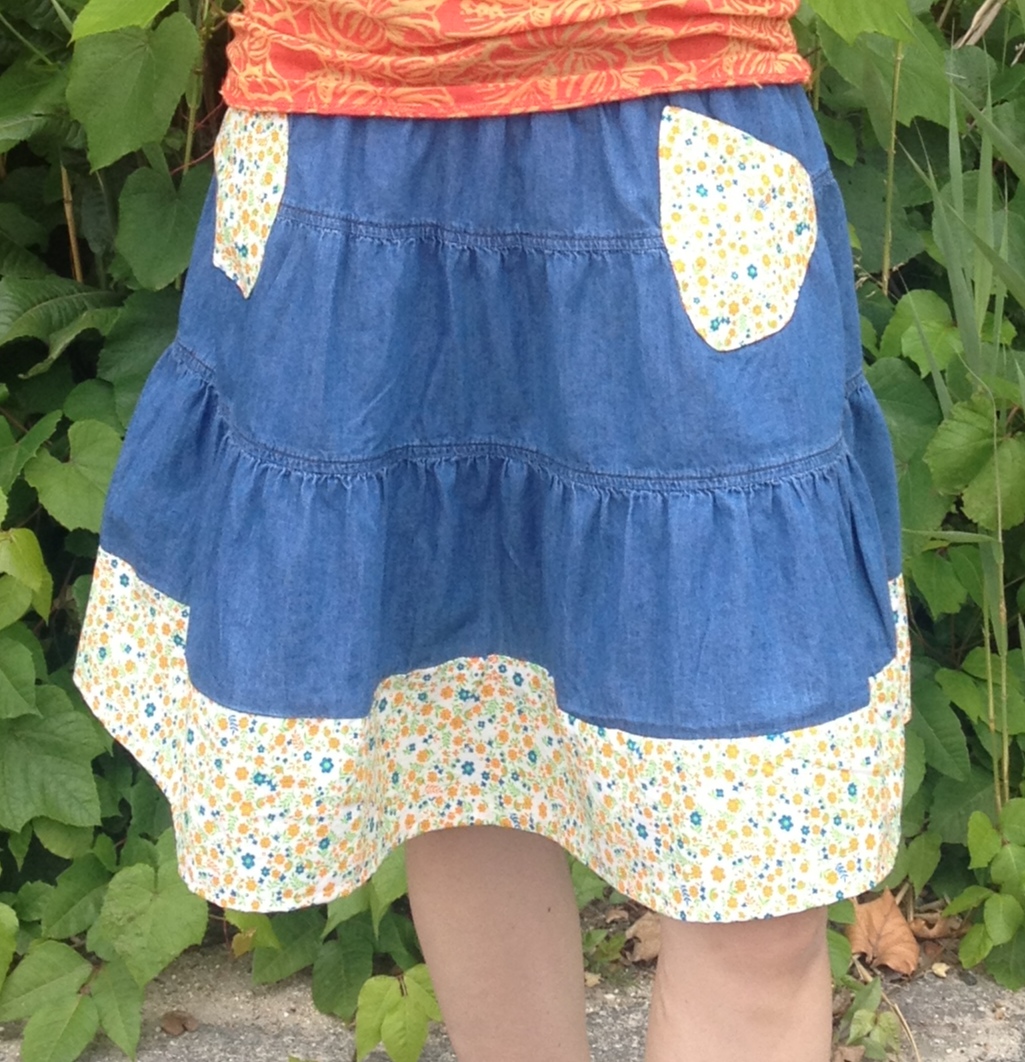 all this for them: Thrift Skirt Re-Fashion