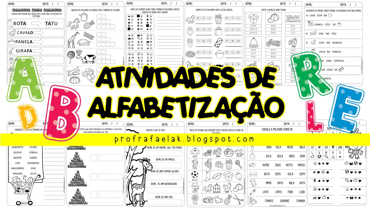 Atividades para Alfabetização I - Atividades de Alfabetização