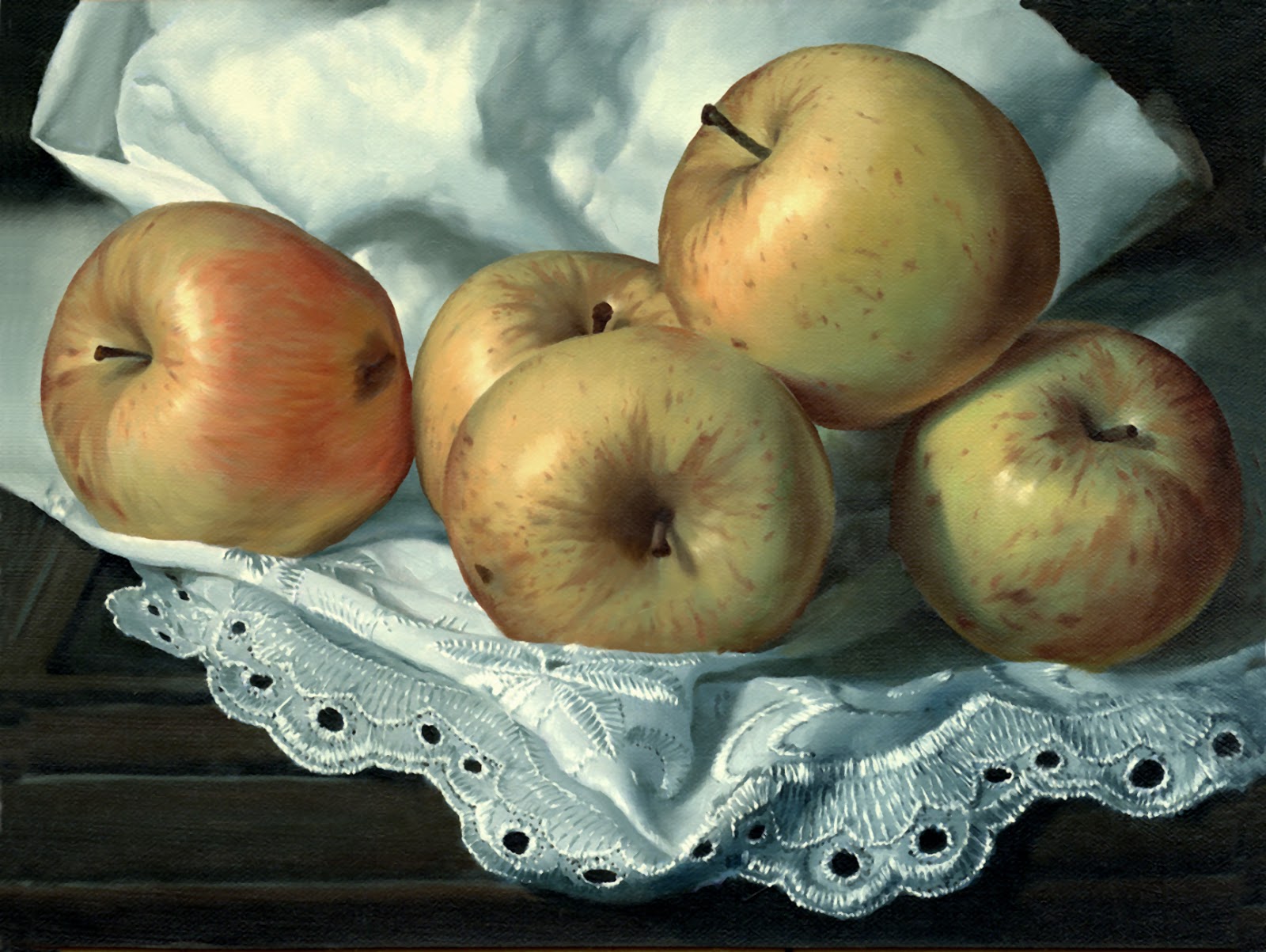 Флера яблоки. Антоновские яблоки картина.