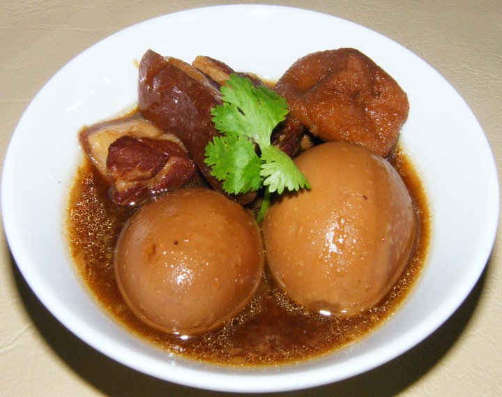 Thai food stewed eggs Thailand Food Recipes