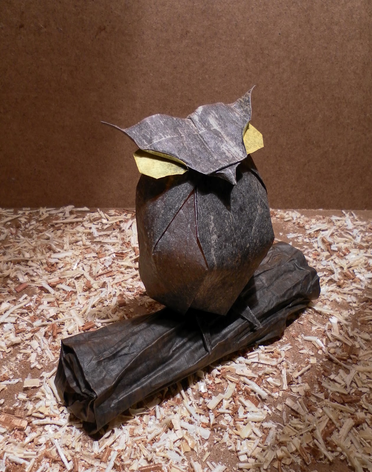 MarianoMi mundo el Origami Owl (Hibou)