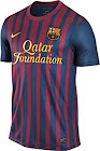 FCバルセロナ 2011-12 ユニフォーム-Nike-ホーム-臙脂・青