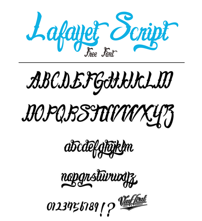 Download Kumpulan 30 Font Script Desainer grafis - Lafayet Script Font