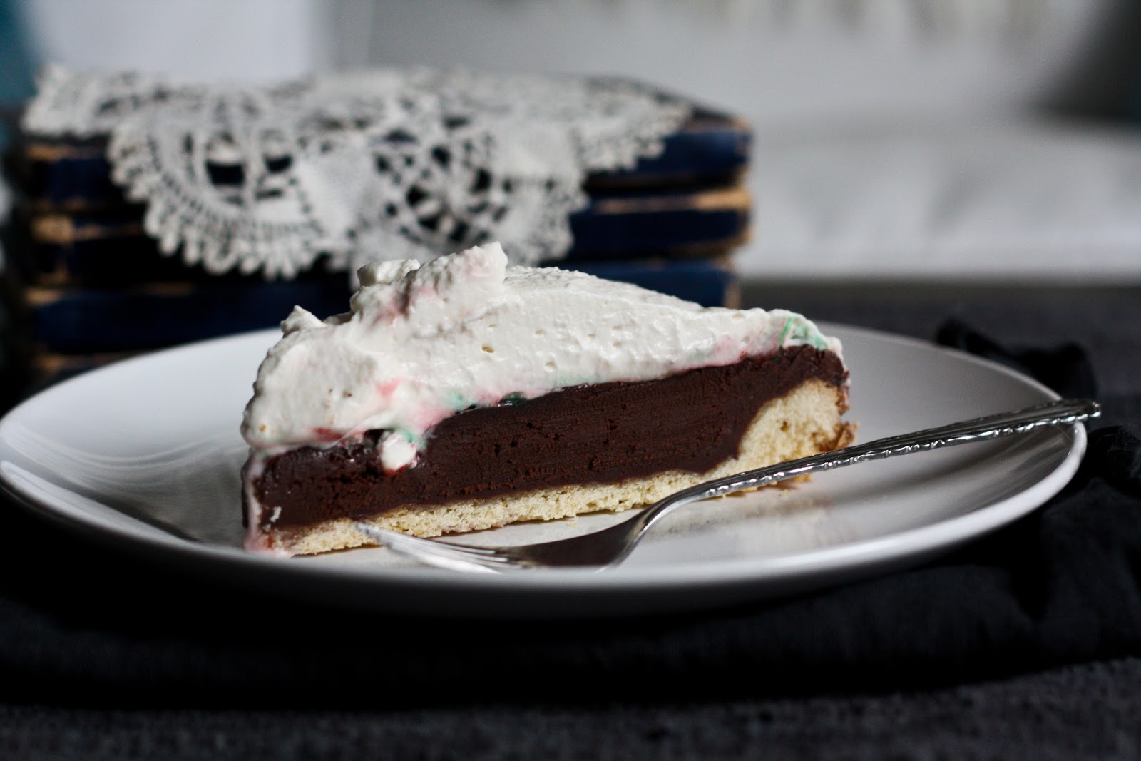 Project Dessert569 Dark Chocolate and Peppermint Whipped Cream Tart