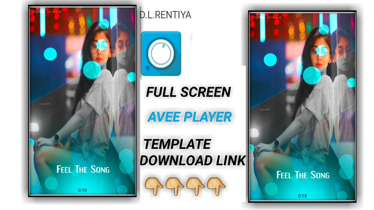 Full screen avee player template link