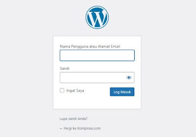 Login Wordpress