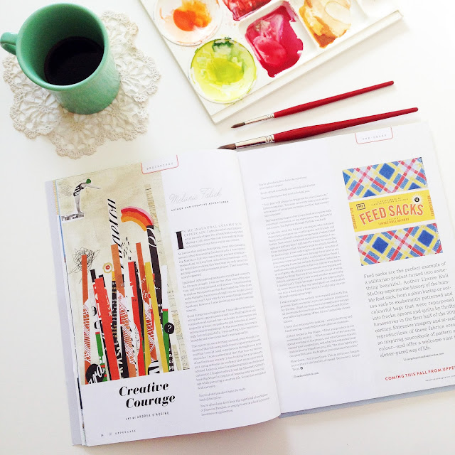 Uppercase Magazine, Melanie Falick, studio, watercolor, Anne Butera, My Giant Strawberry
