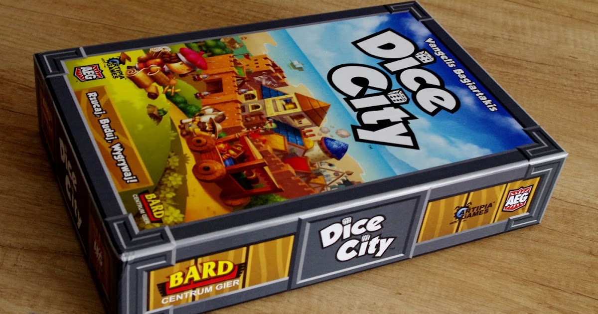 DICE CITY Wyturlaj sobie miasto recenzja gry Wydawnictwa Bard.