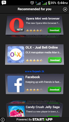 PopUp iklan dari StartApp Cara menghilangkan mengatasi PopUp iklan dari StartApp