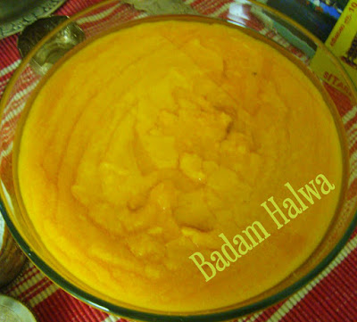 Badam Halwa, Almond sweet