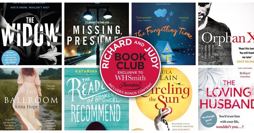 Torfaen Libraries Book Blog Richard and Judy Book Club Autumn Reads