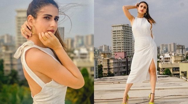 Fatima Sana Shaikh Looks Stunning In the Backless White Dress.