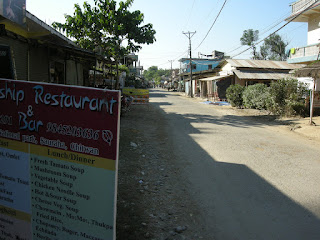 streets of Chitwan Nepal