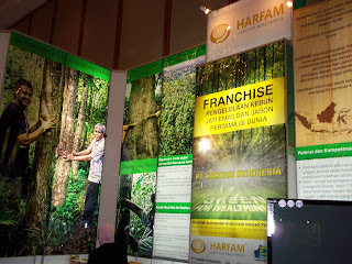 stand harfam franchise in indogreen forestry expo