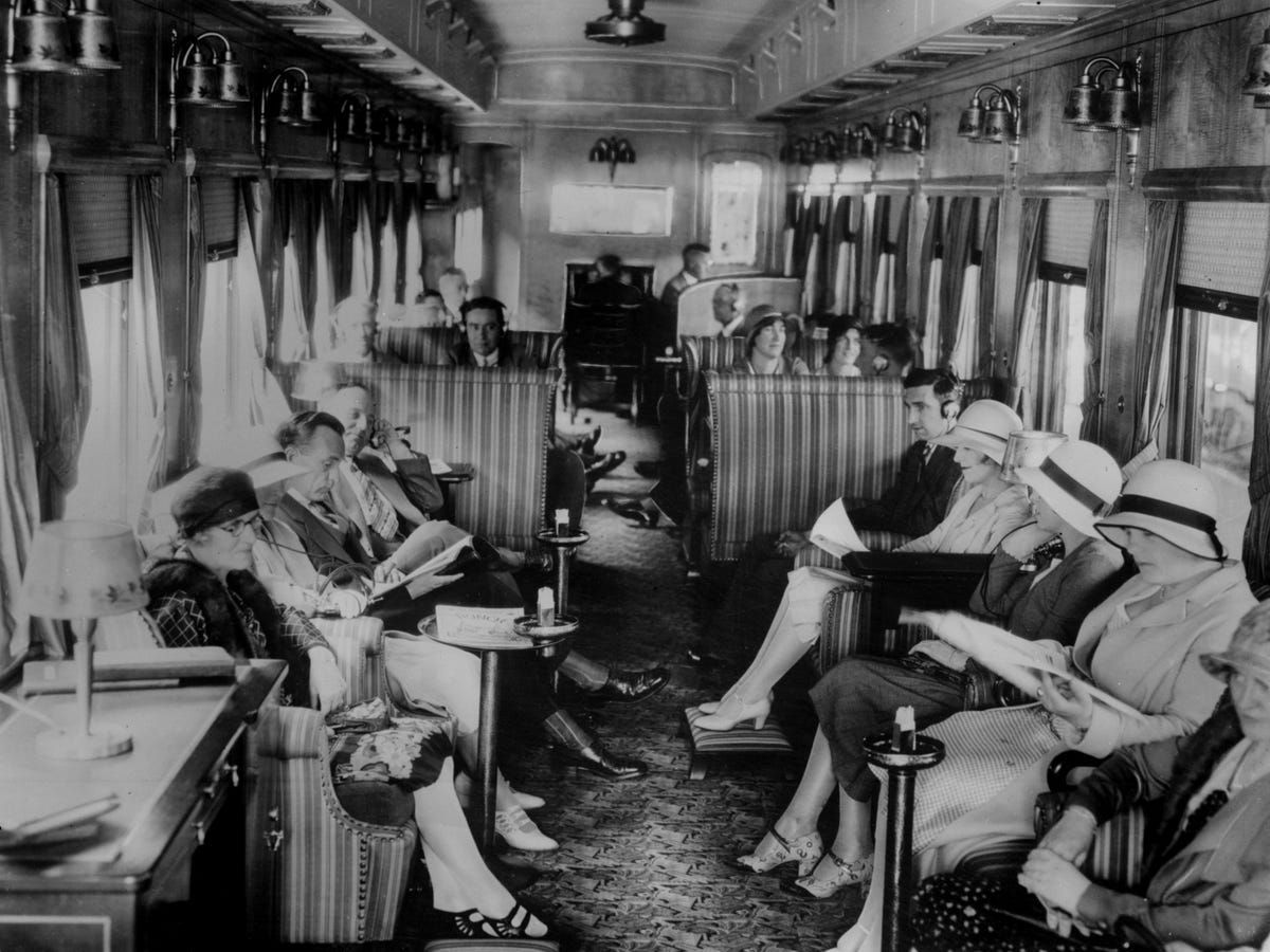 train travel 1940s