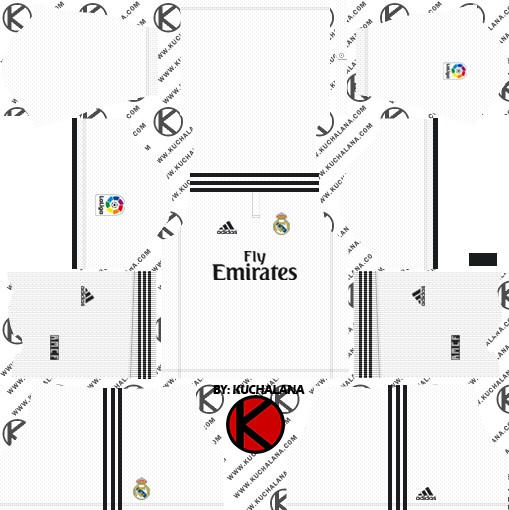 Real Madrid 2018 19 Kit Dream League Soccer Kits Kuchalana