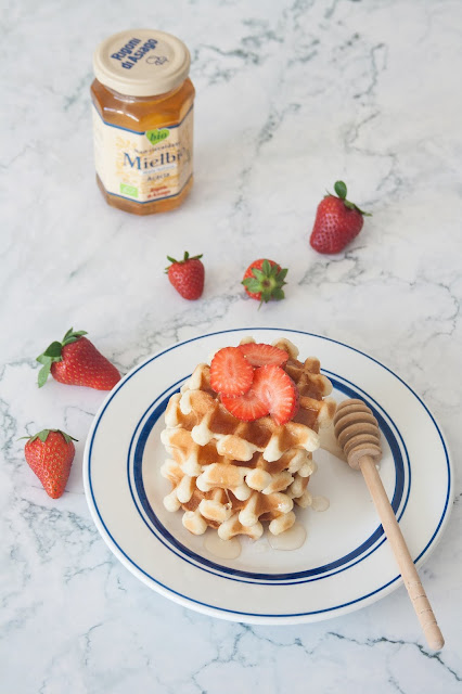 La ricetta dei Waffle al miele
