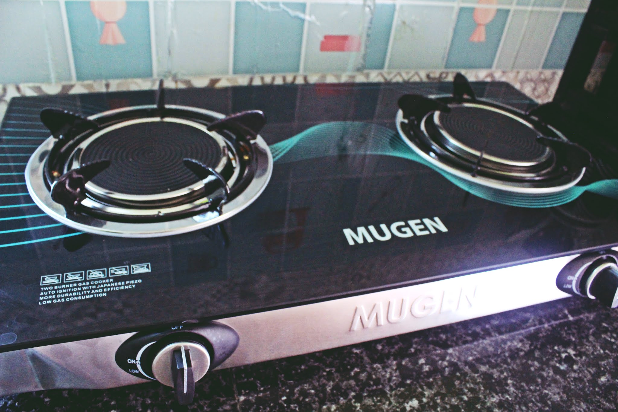MUGEN GLASS TOP INFRARED GAS COOKER DARI