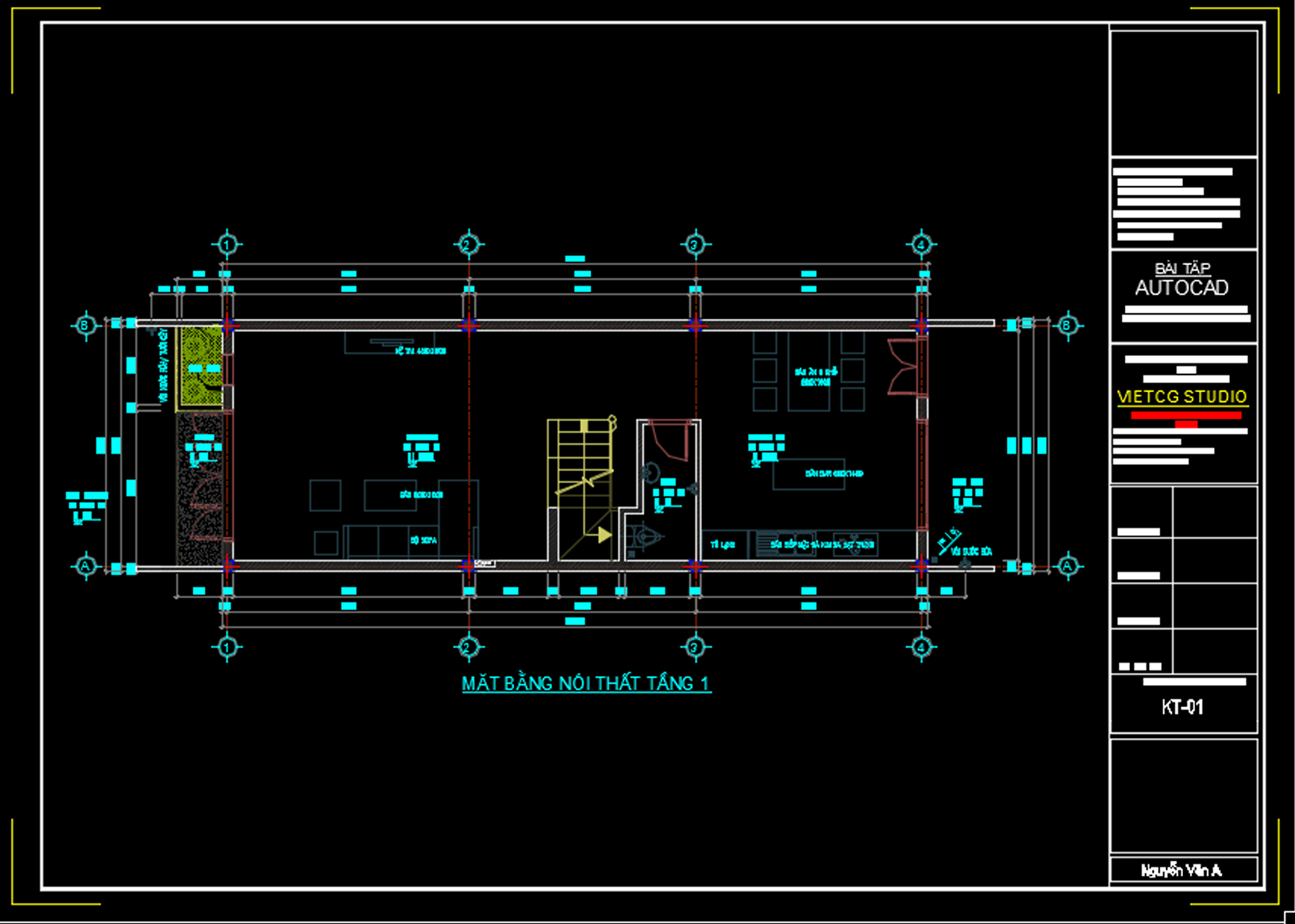 Video ] ✓ Thực Hành Luyện Vẽ Autocad Mặt Bằng Nội Thât Nhà Phố Đầy Đủ Từ  A-Z ( Thuan Nguyen Quang Tnq) - Trang Chủ | Cộng Đồng Autocad Việt Nam