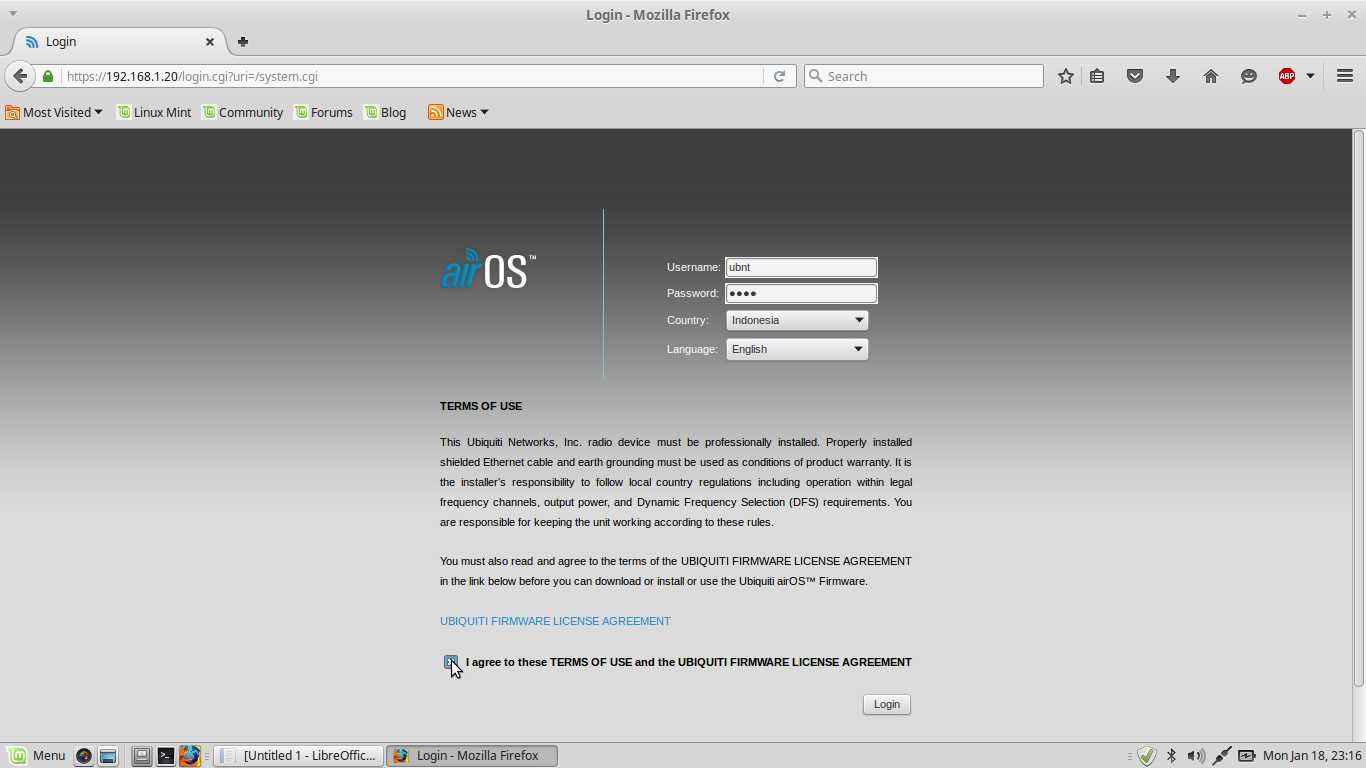 tutorial reset ap+tambahan login ubnt Gian Blog