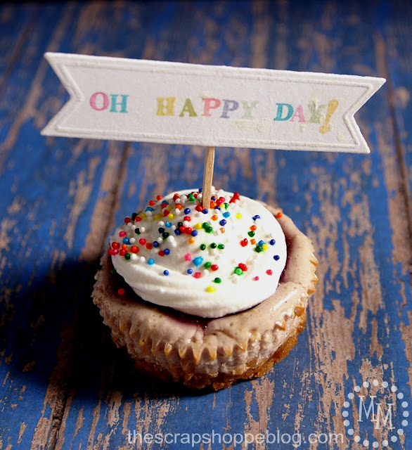 oh happy day cupcake topper