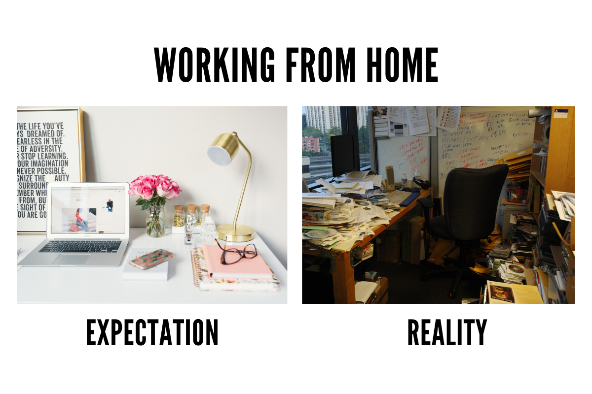 Ekspektasi vs realita bekerja dari rumah