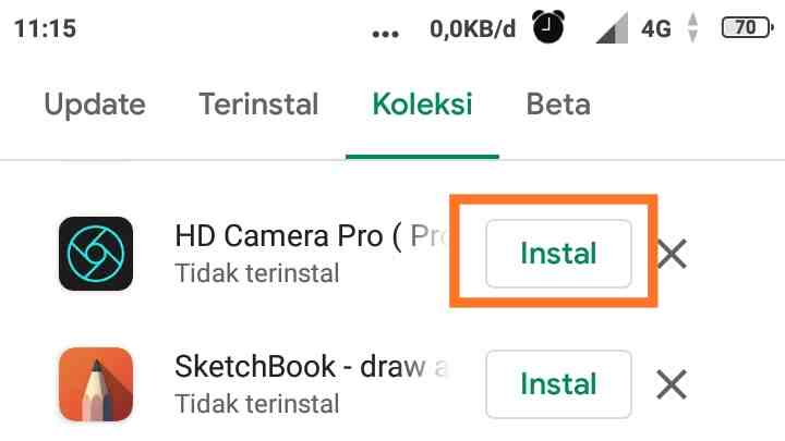 Cara menampilkan aplikasi tersembunyi di Android