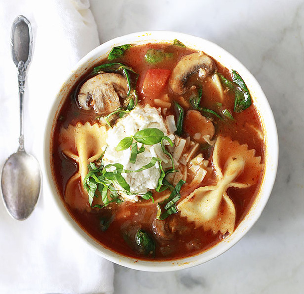 Vegetarian Lasagna Soup Slow Cooker Recipes