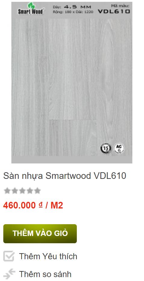San nhua Smartwood VDL610