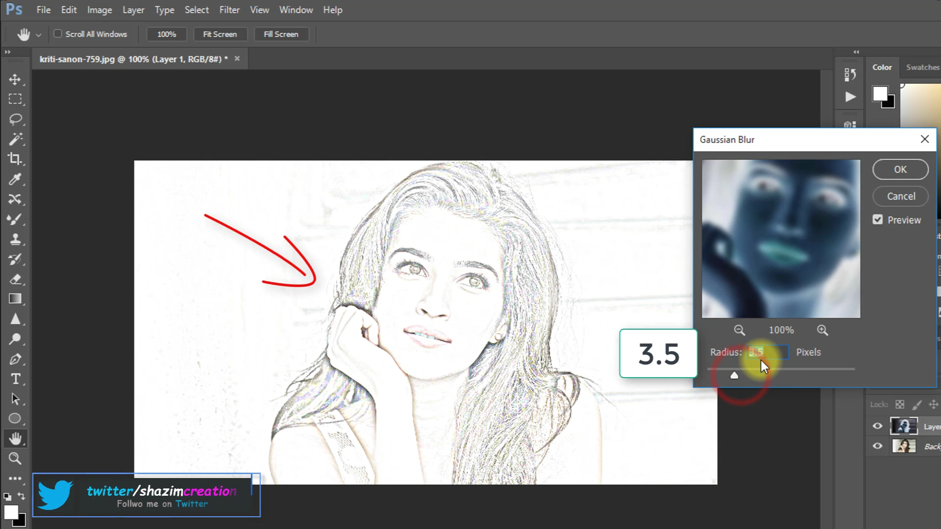 How to Convert Image into Pencil Sketch in CC