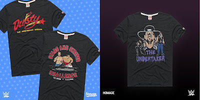 New WWE Retro T-Shirts by HOMAGE