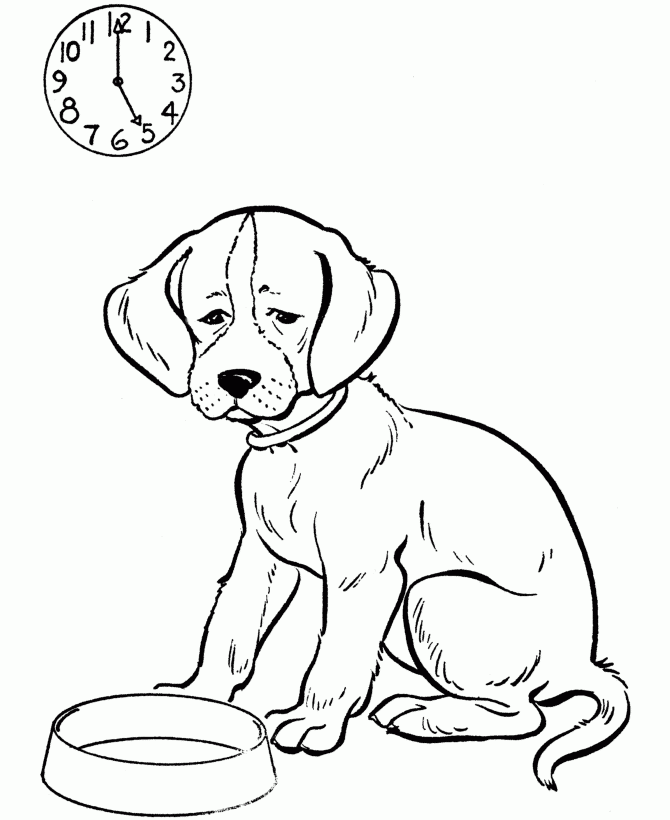 La Chachipedia: Dibujos de perros para colorear.