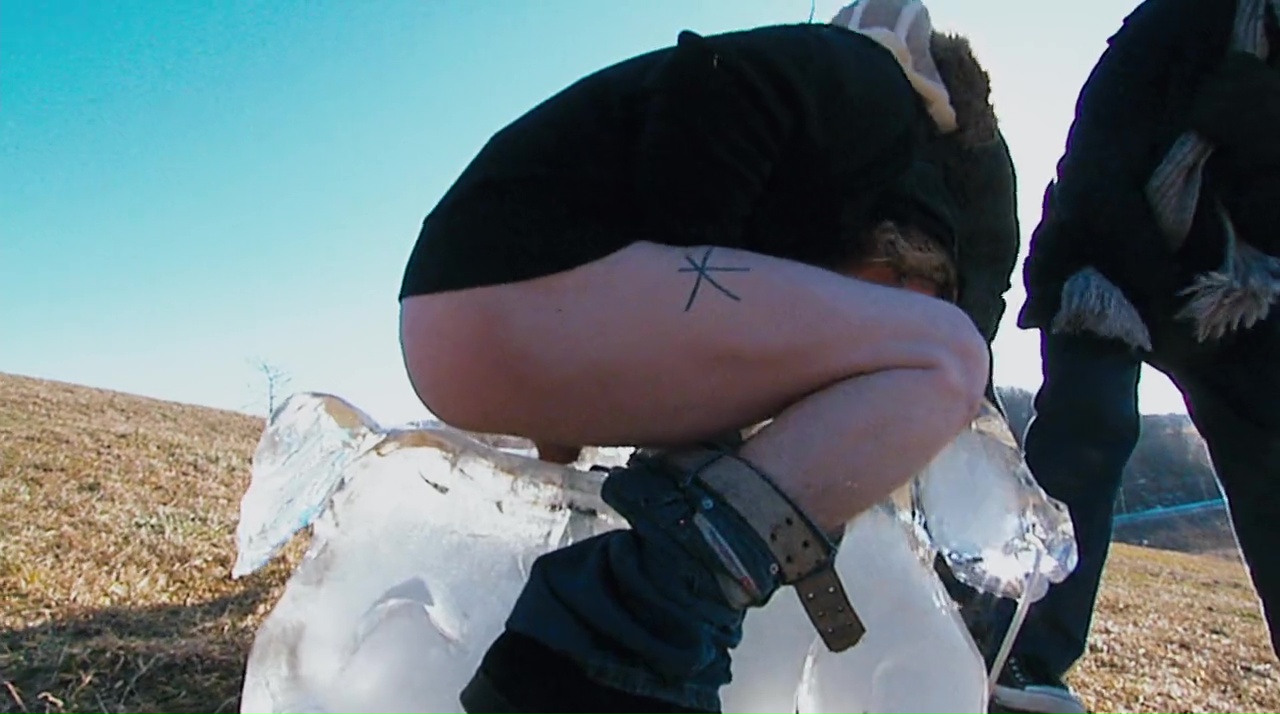 Ryan Dunn nude in Jackass Number Two.