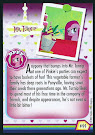 My Little Pony Mr Turnip Series 2 Trading Card