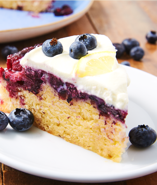 The Best Easy Blueberry Upside Down Cake