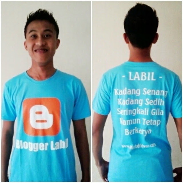 Giveaway Kaos Blogger Labil Mahfud Ridwan